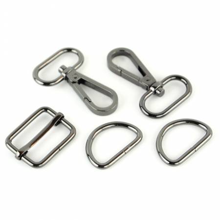 Basic Hardware Set Level 3 1in Gunmetal