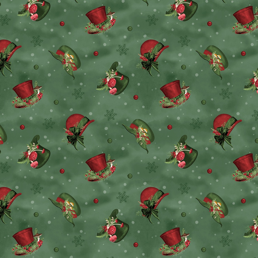 Woodland Snowmen 27738 773 Green