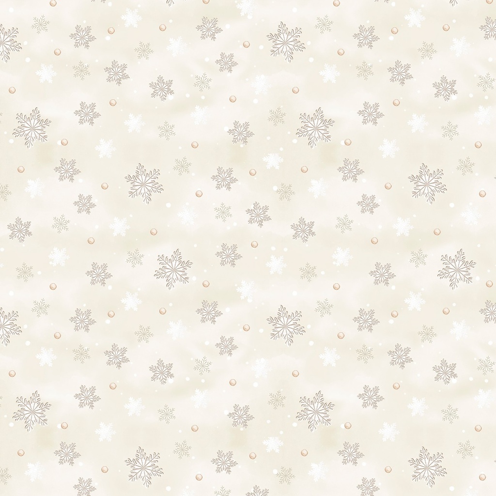 Woodland Snowmen 27740 212 Cream