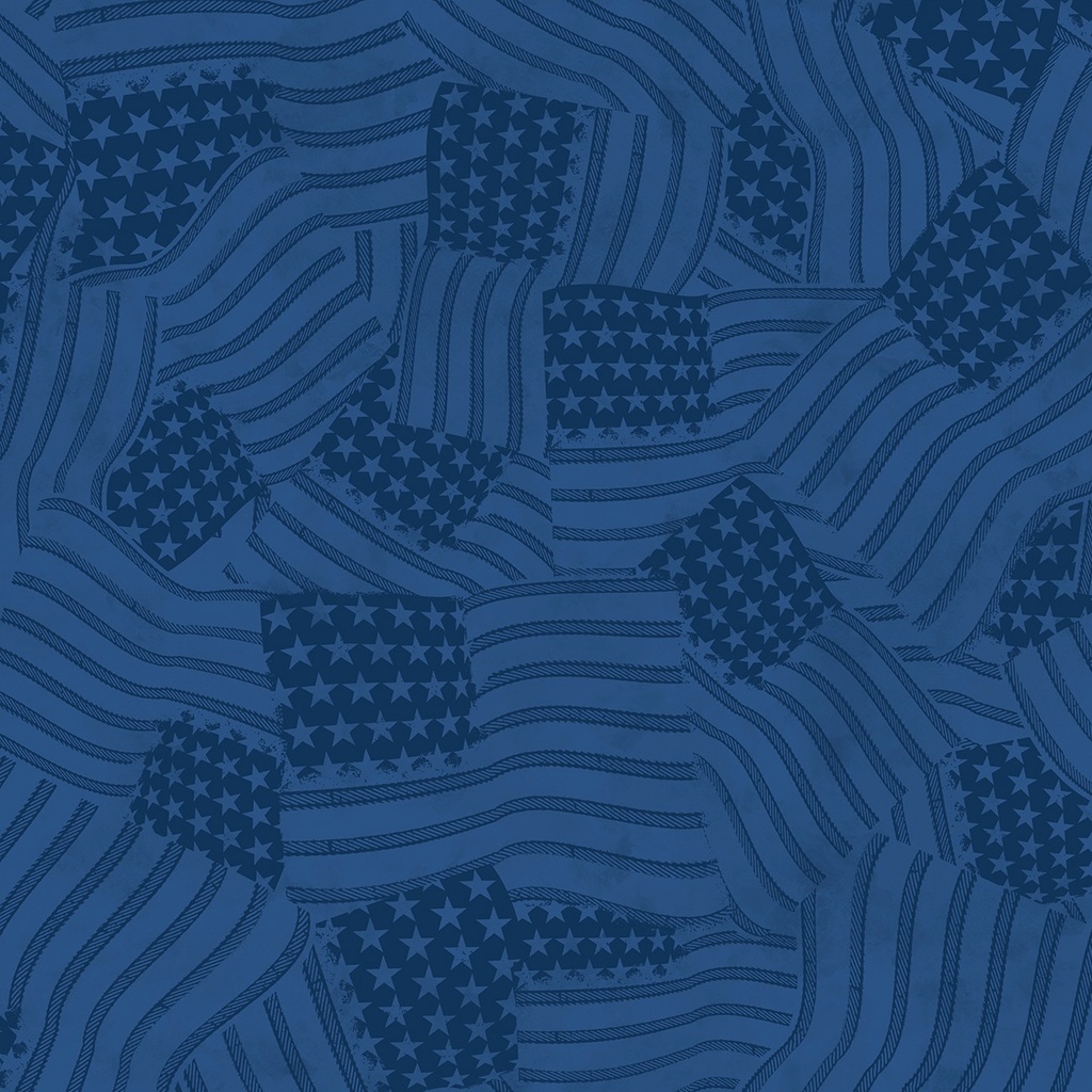 Tonal Flags 6632 444 Navy 108"