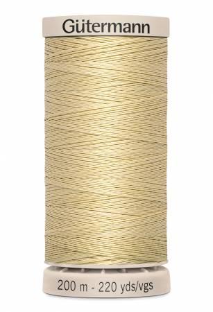 Hand Quilting Cotton Thread 200m/219yds Cream
