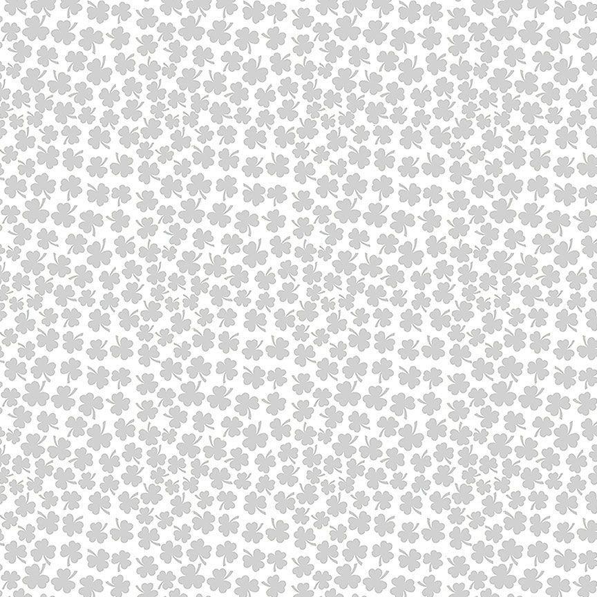 Hue C2352 Wht on Wht - Shamrocks