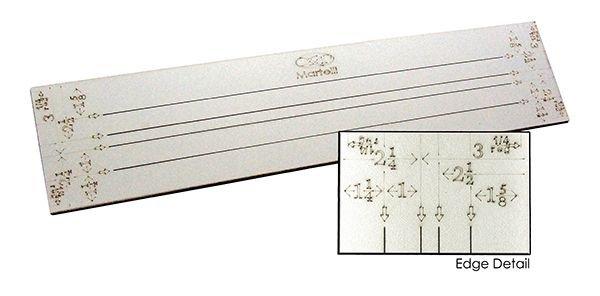 MN - 24" Strip Ruler with multiple different widths slots