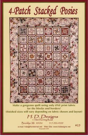 4 Patch Stacked Posies