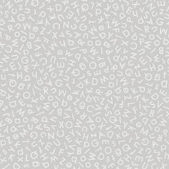 Quilting Illusions Alphabet Grey1649 26760 K
