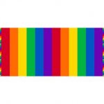 Rainbow stripe wide 27449 X