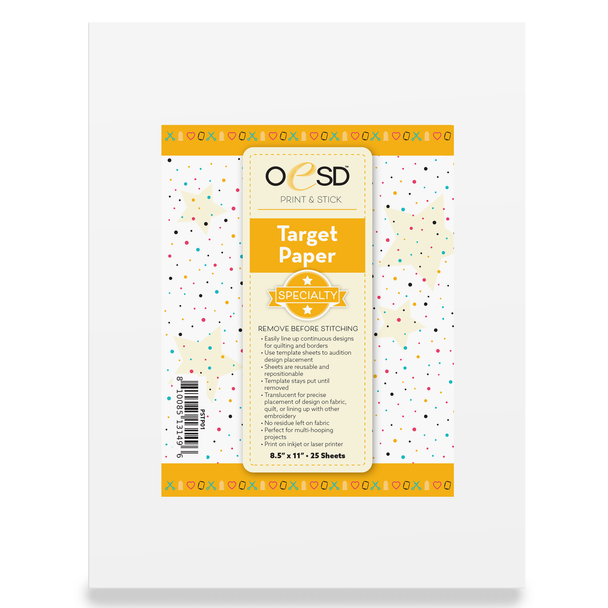 OESD Print & Stick Target Paper