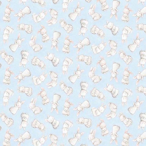 [963504] Tossed Bunnies CD2647 Blue