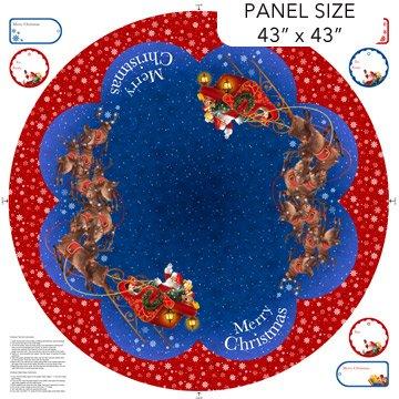 [581272] Twas the Night Before Christmas Tree Skirt