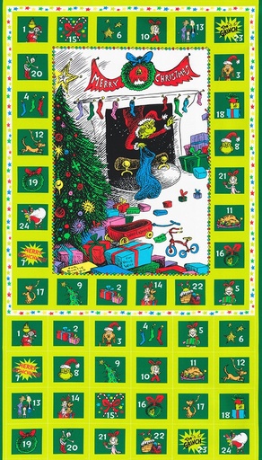 [22565223] How the Grinch Stole Christmas Advent Calendar 22565 223 panel