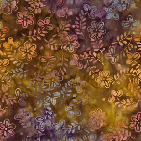 [1400-22292-687] Copper Mountain Multi Daisies Batik