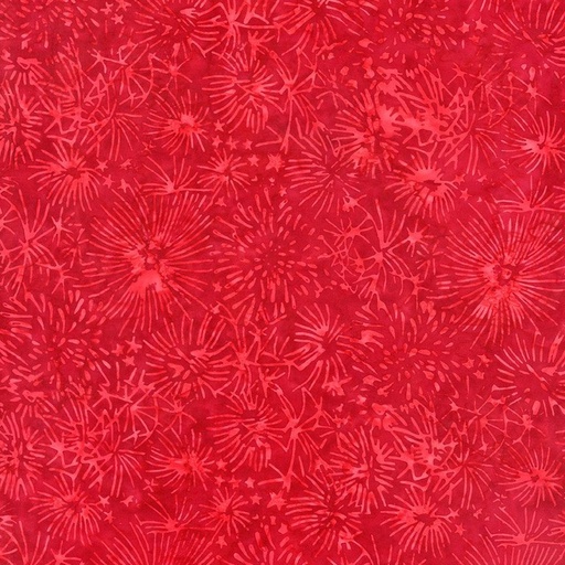 Tonga Batik Fireworks B7837 Red