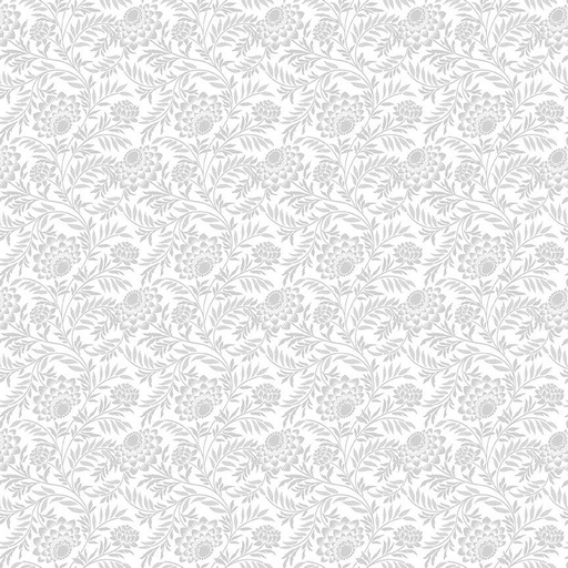 Elegant Floral C2357 White