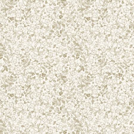 [3027-16531-122] Garden Grace - Cream Floral Toile