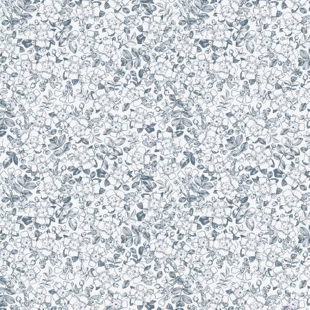 [3027-16531-444] Garden Grace - Blue Floral Toile