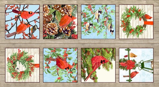 Winter Greenery 1507 N panel