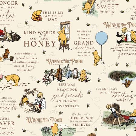 [C17000R-Cream] Winnie the Pooh Main C17000R Cream