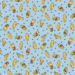 [C17002R-Blue] Winnie the Pooh Toss C17002R Blue