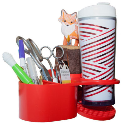 [TM-2012R] Craft Caddy for Table Red