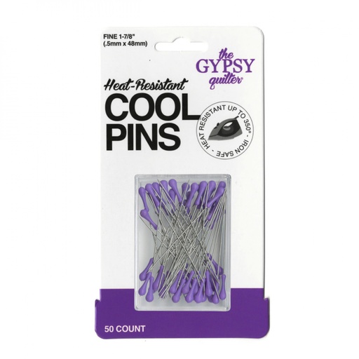 [TGQ074] COOL PINS GYPSY PURPLE  50PC