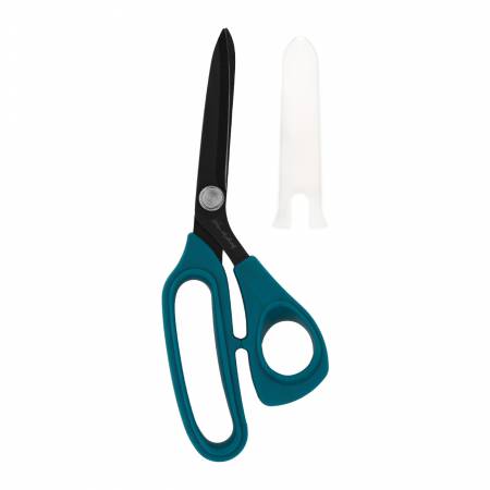 [KKB032] Perfect Scissors Dark Teal 8-1/2in Bent Handle Micro-Serrated Non-Slip Blade