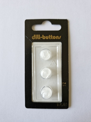 [000012] 7/16" Polyamid button white