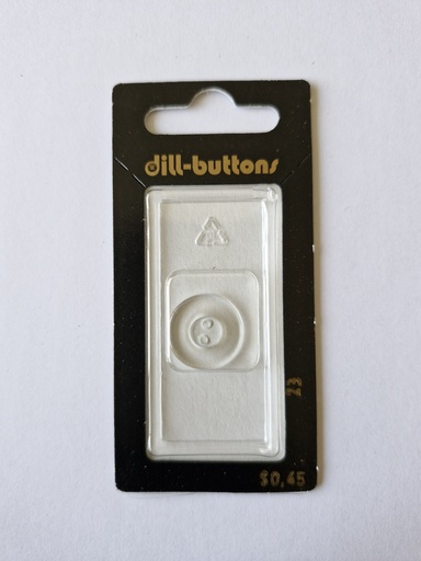 [000023] 11/16" Polyester button transparent