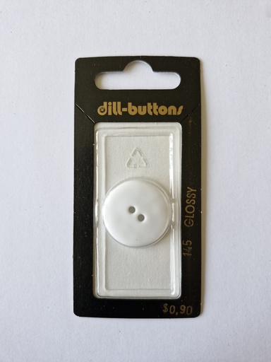 [000145] 7/8" Polyamid button optical white
