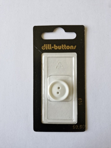 [000149] 11/16" Polyamid button white