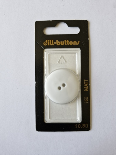 [000160] 1-1/8" Polyamid button optical white