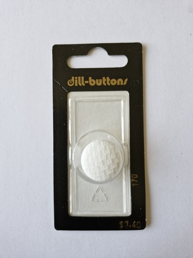 [000170] 3/4" Polyamid button optical white