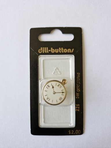 [000226] 3/4" Full metal enamelled white