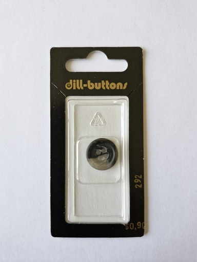 [000292] 5/8" Polyester button grey