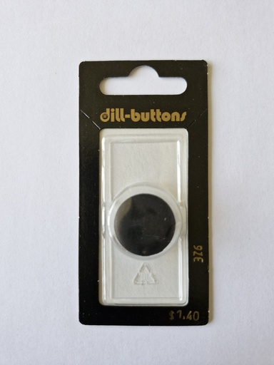 [000376] 3/4" Polyamid button black