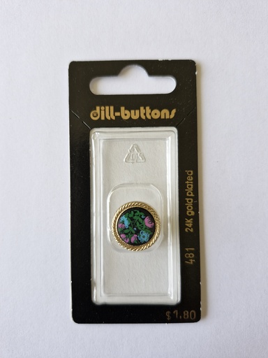 [000481] 1-1/16" ABS/Polyamid combination gold