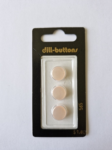 [000565] 7/16" Polyester button rose