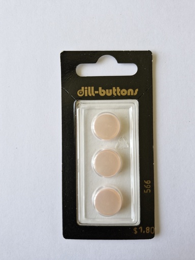 [000566] 1/2" Polyester button rose