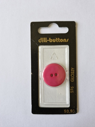 [000596] 7/8" Polyamid button rose