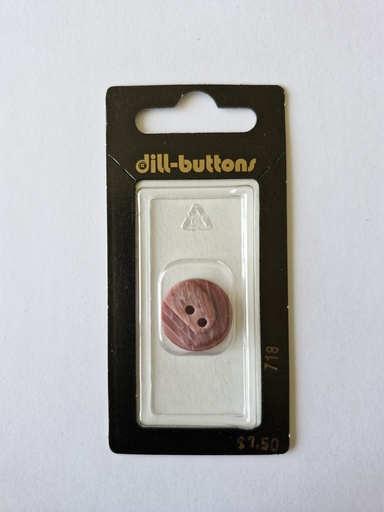 [000718] 1-1/16" Polyester button bordeaux