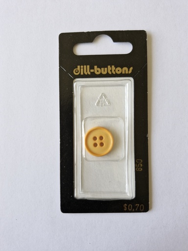 [000850] 5/8" Polyamid button yellow