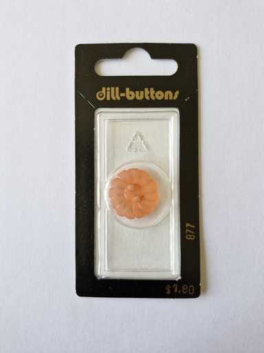 [000877] 11/16" Polyamid button orange