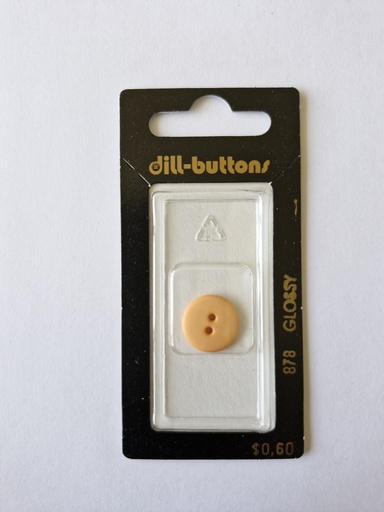 [000878] 9/16" Polyamid button orange