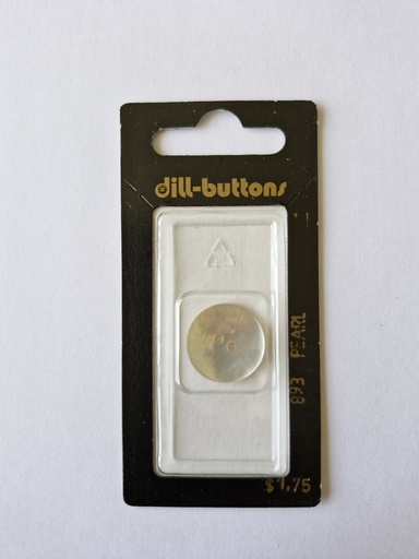 [000893] 11/16" mother of pearl white