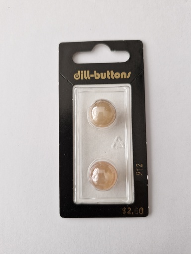 [000912] 9/16" polyester button beige