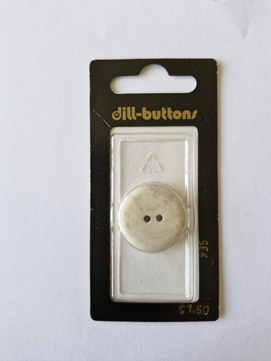 [000935] 7/8" Polyester button beige