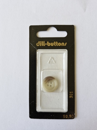 [000981] 5/8" Polyester button beige