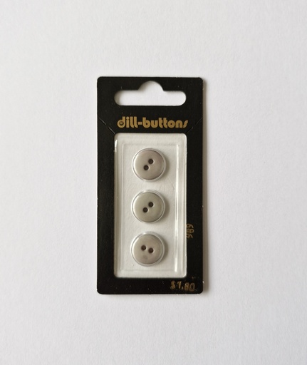 [000989] 1/2" Polyamid button beige