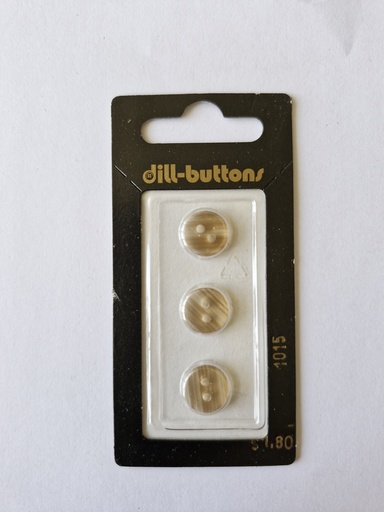 [001015] 7/16" Polyester button beige