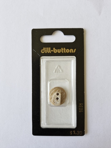 [001031] 5/8" Polyester button beige