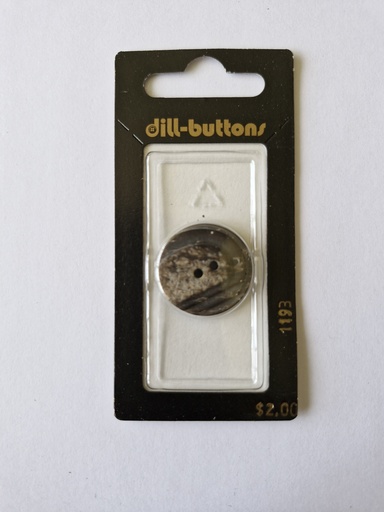 [001193] 7/8" Polyester button brown